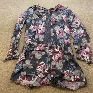 Girls floral romper